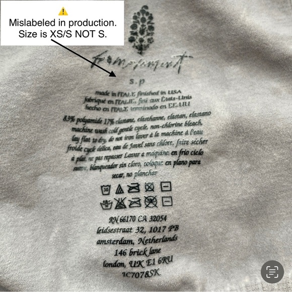 Free People Movement Good Karma Onesie Size XS/S NWOT - Picture 12 of 16